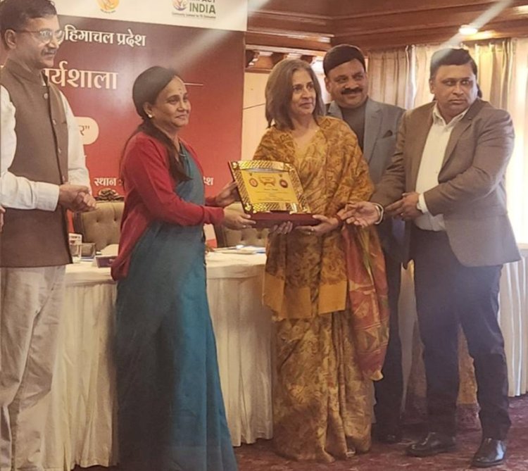 मंडी जिला को टीबी मुक्त भारत अभियान में सर्वश्रेष्ठ प्रदर्शन पुरस्कार, स्वास्थ्य सचिव एम. सुधा देवी ने शिमला में किया सम्मानित