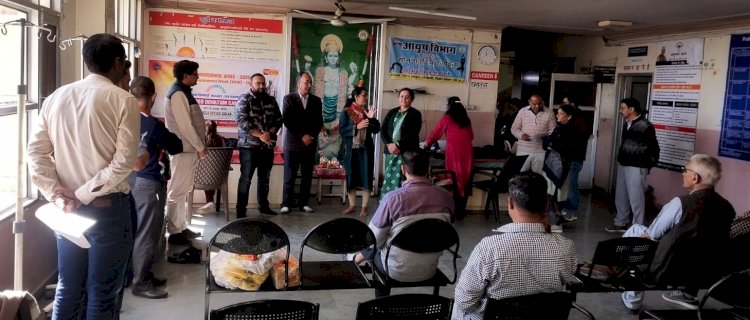 आयुर्वेदिक अस्पताल सोलन में रक्तदान शिविर आयोजित