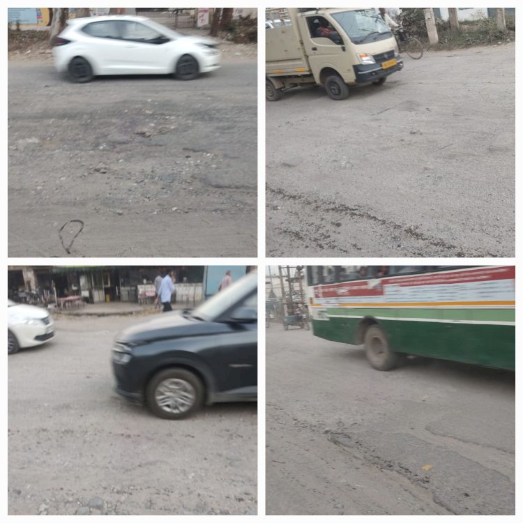 नाहन: नेशनल हाईवे कालाअम्ब पर अभी पेच वर्क की भी उम्मीद नहीं,59 लाख के बजट की दरकार..