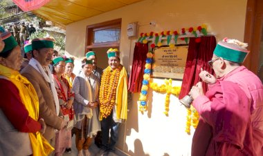 राजस्व मंत्री ने किन्नौर जिला की ग्राम पंचायत रोघी में 77 लाख रुपए की राशि के विभिन्न विकास कार्यों का लोकार्पण किया