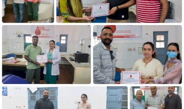 ड्राप्स ऑफ होप समूह ने अक्टूबर माह में किया 33 यूनिट रक्तदान 