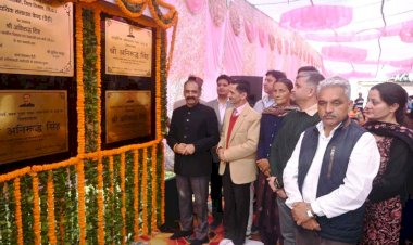 ग्रामीण विकास मंत्री ने चैड़ी पंचायत में किए 3.40 करोड़ की विभिन्न योजनाओं के उद्घाटन व शिलान्यास