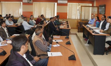 विस के शीतकालीन सत्र की तैयारियों को लेकर बैठक आयोजित