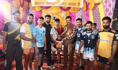 खेल युवाओं को जिम्मेदार, अनुशासित व उत्तरदायी नागरिक बनाने में सहायक - संजय अवस्थी