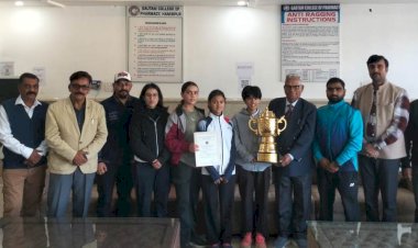 एच.पी.यू. इंटर कॉलेज बैडमिंटन चैंपियनशिप (महिला वर्ग) का हुआ भव्य समापन: धर्मशाला कॉलेज ने मारी बाजी