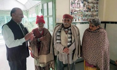 राज्य खाद्य आयोग के अध्यक्ष ने बसंतपुर स्थित वृद्धाश्रम का निरीक्षण किया