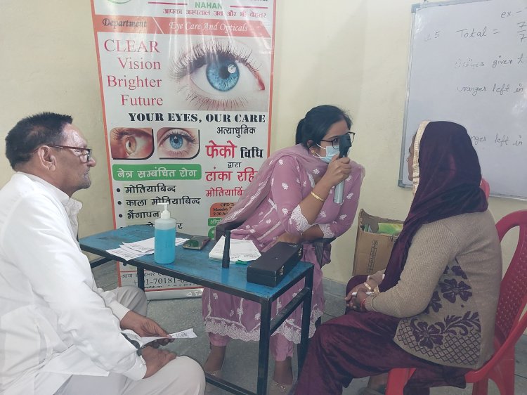 नाहन : सतौन गाँव में श्री साई ग्रुप ऑफ हॉस्पिटल्स द्वारा निःशुल्क विशाल चिकित्सा शिविर का आयोजन