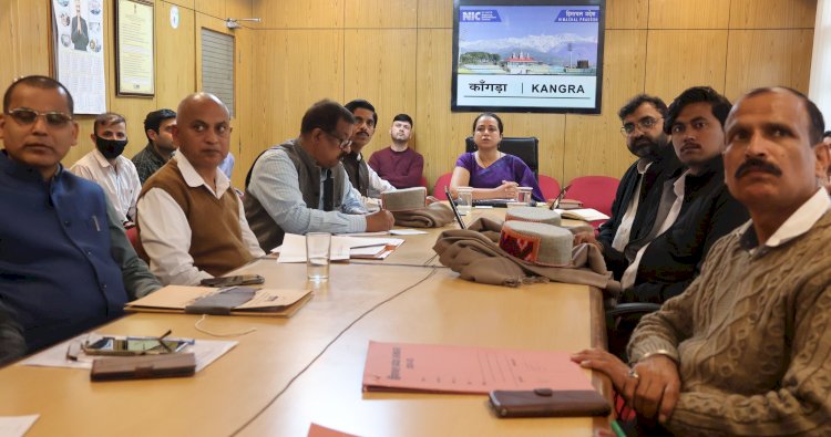 एन.डी.एम.ए. के विशेषज्ञों के साथ जिला कांगड़ा में आयोजित हुई पी.डी.एन.ए. की बैठक