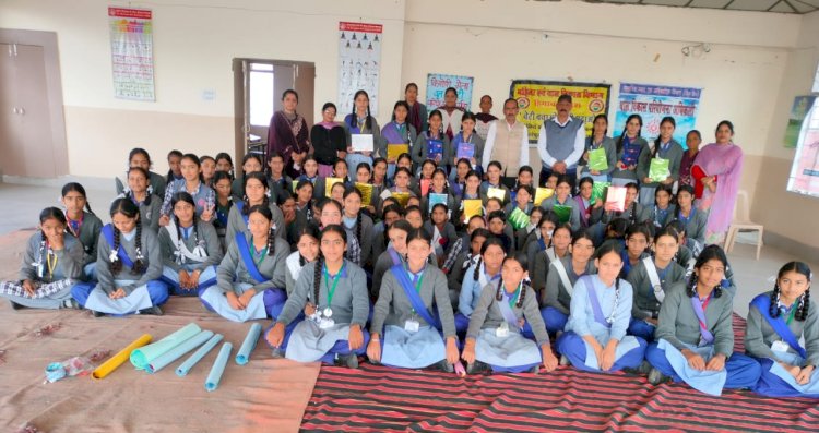 बरोटी और मंडप विद्यालयों में बेटी बचाओ-बेटी पढ़ाओ योजना के तहत किशोरी मेले का आयोजन