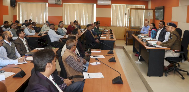 विस के शीतकालीन सत्र की तैयारियों को लेकर बैठक आयोजित