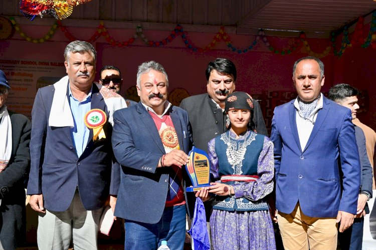 शिक्षा मंत्री ने 2.87 करोड़ से बने राजकीय उत्कृष्ट वरिष्ठ माध्यमिक विद्यालय, देहा (बलसन) के नवनिर्मित भवन का किया लोकार्पण