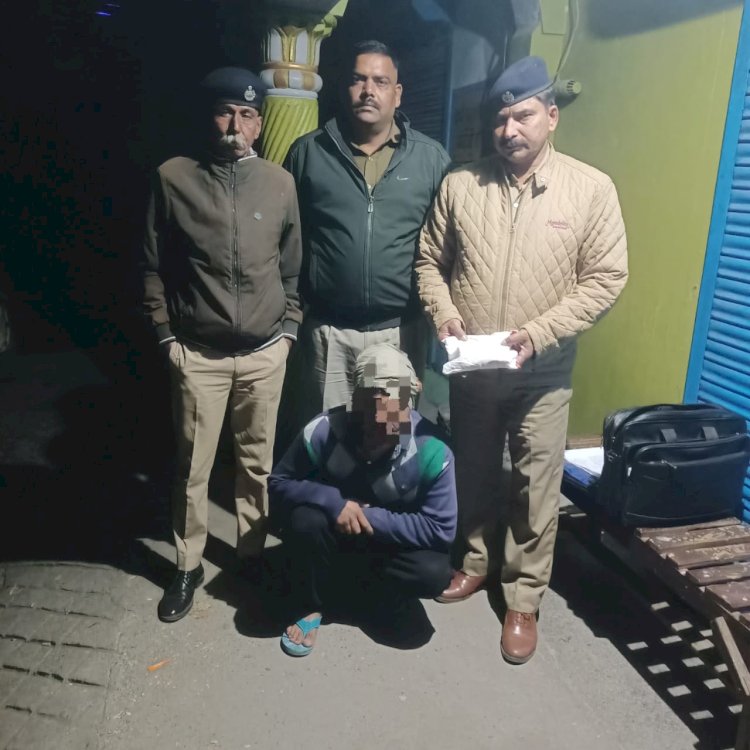 नाहन: सड़क में केरी बैग लिया खड़ा था, पुलिस ने पकड़ीं 52 ग्राम चरस...पांवटा में एफआईआर दर्ज