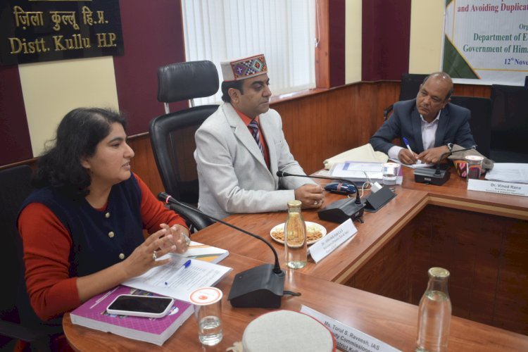 राज्य की सांख्यिकीय व्यवस्था को सशक्त बनाने हेतु कुल्लू में कार्यशाला आयोजित