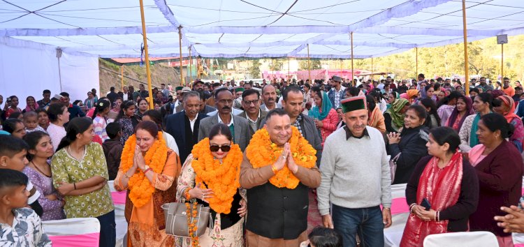 विधान सभा उपाध्यक्ष बागथन के जिला स्तरीय बाल दिवस मेला  में रहे मुख्य अतिथि