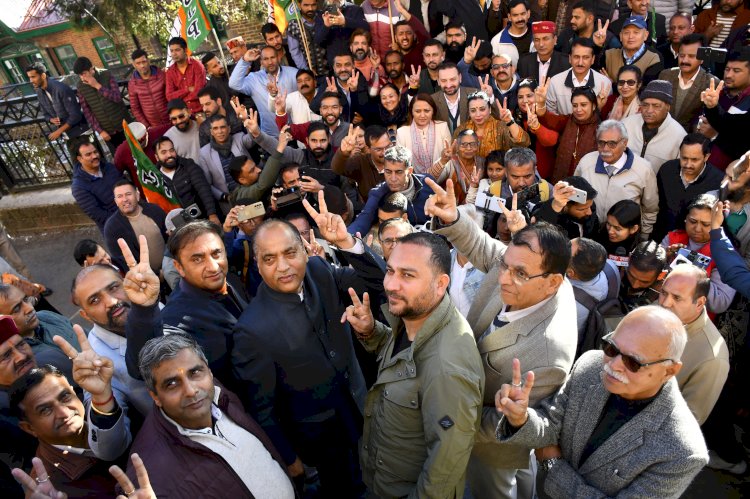 बिहार का जनादेश प्रधानमंत्री मोदी की नीतियों और नेतृत्व पर मुहर : जयराम ठाकुर