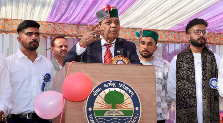 देश व प्रदेश के विकास के लिए युवाओं को नशे से दूर रखना आवश्यक - डॉ. शांडिल