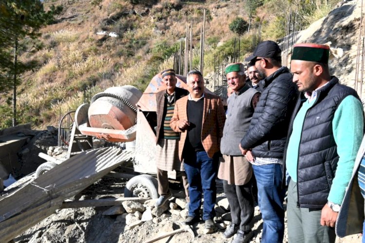 शिक्षा मंत्री ने 1.19 करोड़ से निर्मित धनद्रोंटी केहमली सड़क का किया उद्घाटन