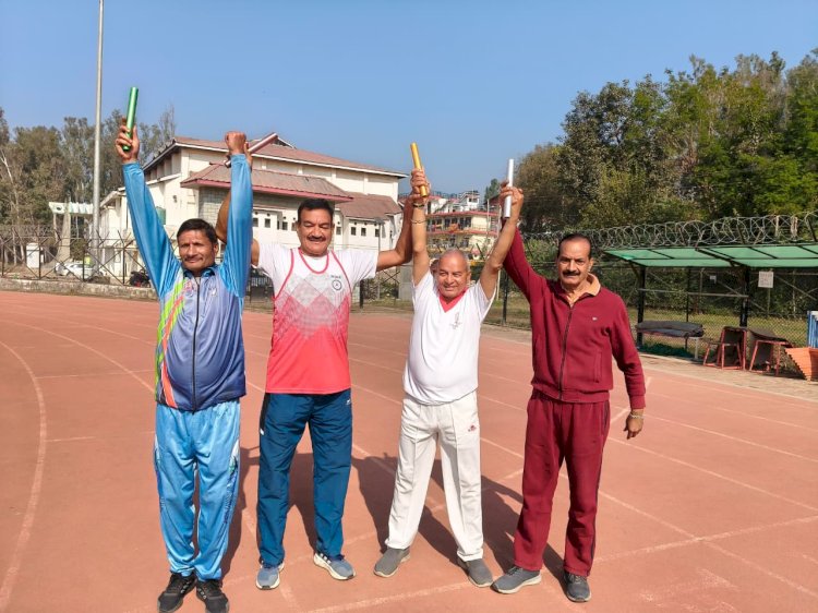 जल तरंग जोश महोत्सव के दूसरे दिन वृद्धजनों के लिए आयोजित हुई दौड प्रतियोगिताएं