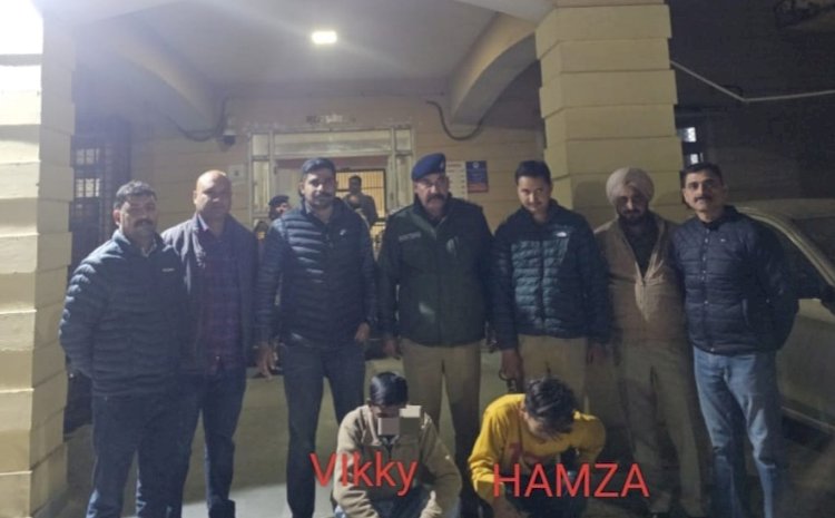 नाहन: अब गैंगस्टार हमजा के करीबी विक्की के कब्जे देशी पिस्टल औऱ जिंदा रौंद बरामद, पुलिस ने धरा...