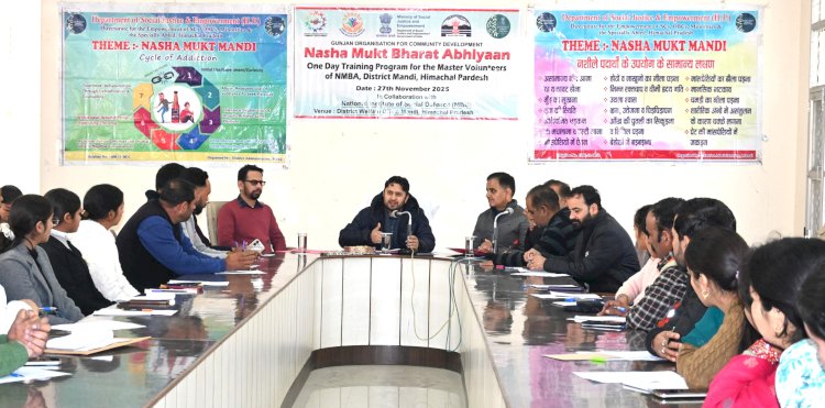 मंडी जिला में चिट्टे तथा अन्य नशे को जड़ से खत्म करने के लिए एकजुटता के साथ हो रहा कार्य- अपूर्व देवगन