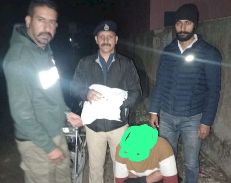 नाहन: 01.4 किलो ग्राम चरस पकड़ी,आरोपी तालिब हिरासत में ,एसआईयू टीम का एक्शन,बड़ी कामयाबी......