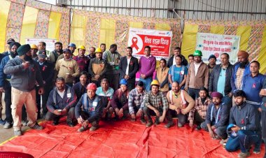 विश्व एड्स दिवस पर जगातखाना में जागरूक किए कामगार
