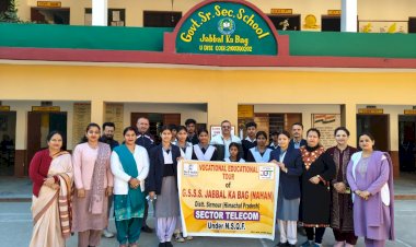 नाहन : जाबल का बाग स्कूल के 10 विद्यार्थी 4 दिवसीय ऑन जॉब ट्रेनिंग पर : अजीत चौहान