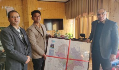 के.के. पंत ने जियोडेटिक एसेट्स रजिस्टर और जियोडेटिक मैप का विमोचन किया