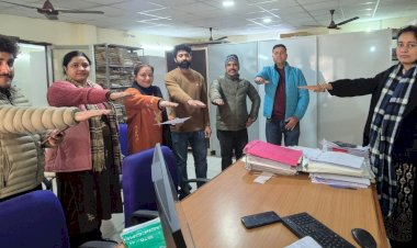 नशा मुक्त हिमाचल अभियान के अंतर्गत जिला श्रम कल्याण कार्यालय में संकल्प कार्यक्रम आयोजित