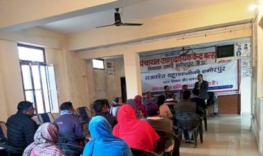 बहुतकनीकी महाविद्यालय के प्राध्यापकों ने ग्रामीणों को बताया जल संरक्षण का महत्व