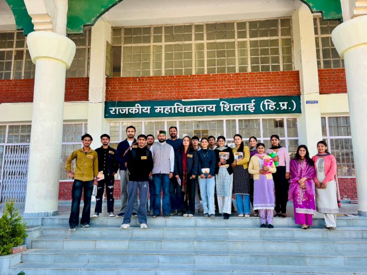 शिलाई महाविद्यालय में ABVP ने किया कार्यकारिणी का गठन, गुंजन तोमर इकाई अध्यक्ष व अक्षित बने इकाई मंत्री