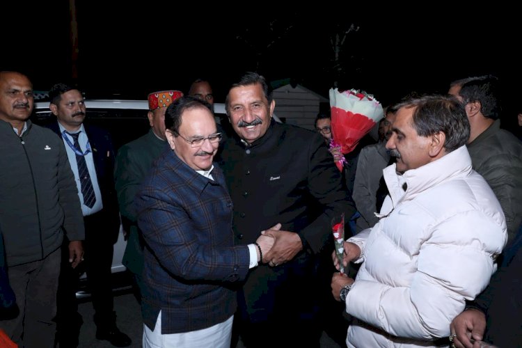 उपमुख्यमंत्री मुकेश अग्निहोत्री के घर पहुंचे भाजपा राष्ट्रीय अध्यक्ष जगत प्रकाश नड्डा, बेटी आस्था की शादी पर दी शुभकामनाएँ