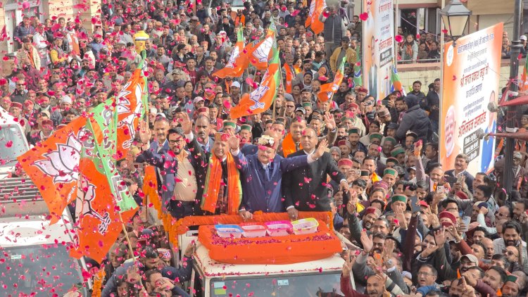 मोदी–नड्डा नेतृत्व में बिहार में बंपर जीत, कांग्रेस का तीन साल का कार्यकाल ‘खाओ–पीयो–मौज करो’ सरकार : अनुराग ठाकुर