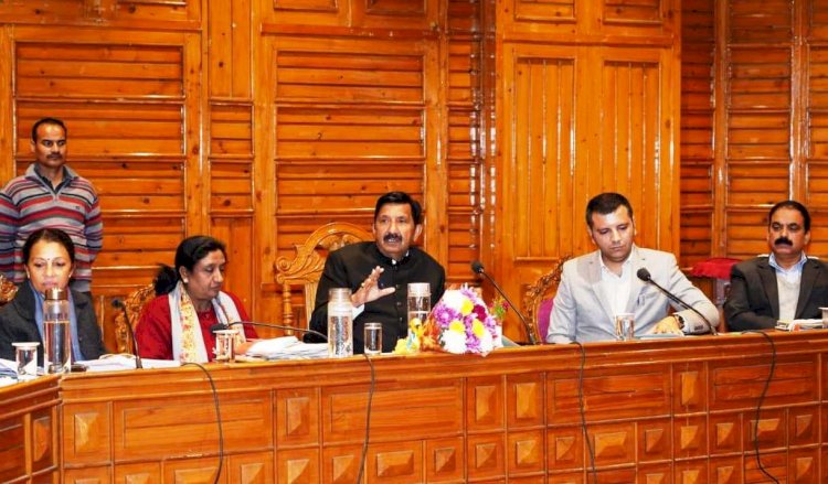 उप-मुख्यमंत्री ने जल शक्ति विभाग की स्क्रीनिंग कमेटी की प्रथम बैठक की अध्यक्षता की