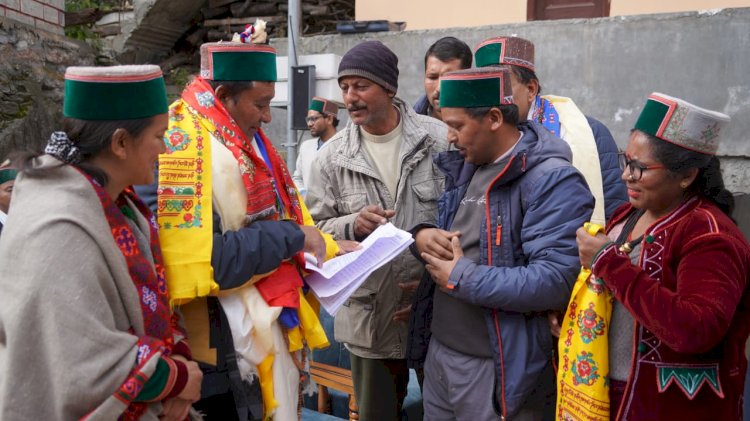 राजस्व मंत्री ने किन्नौर जिला के निचार उपमंडल की ग्राम पंचायत युला का दौरा किया