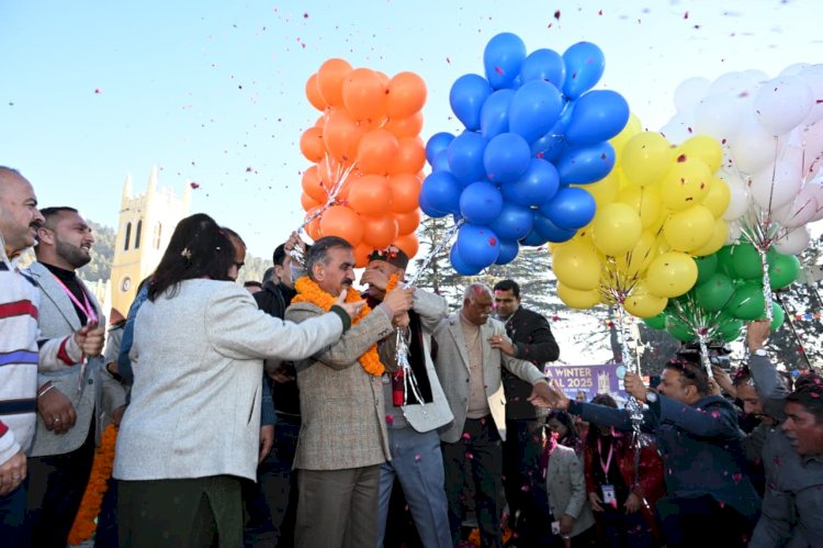 मुख्यमंत्री ने शिमला विंटर कार्निवाल का किया शुभारम्भ