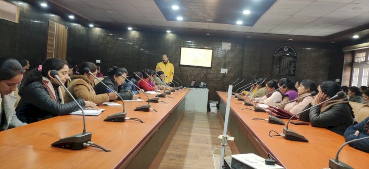 सराज में पोषण भी पढ़ाई भी के तहत आंगनवाड़ी कार्यकर्ताओं का तीन दिवसीय प्रशिक्षण संपन्न