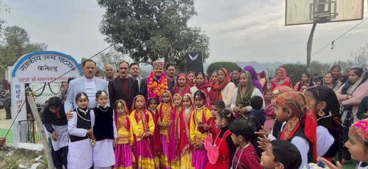 राजकीय उच्च विद्यालय कनेरड क़े विकास हेतु 5.5 लाख रु दिए :  कैप्टन रणजीत सिंह