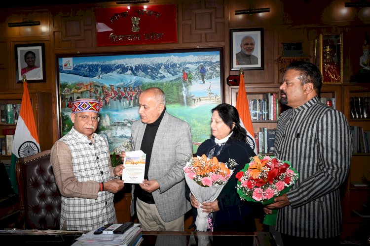महापौर ने राज्यपाल को शिमला विंटर कार्निवल के समापन समारोह के लिए बतौर मुख्यातिथि किया आमंत्रित