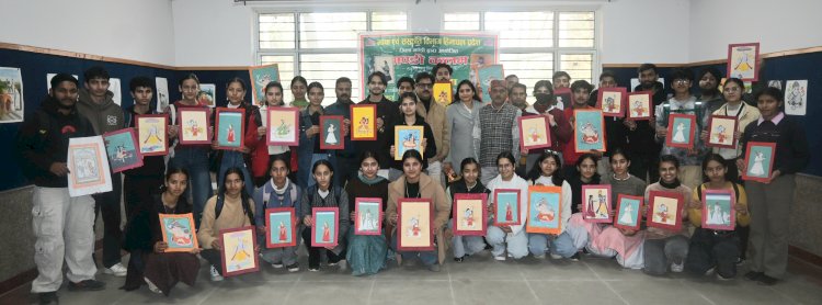 मण्डी कलम  पर भाषा एवं संस्कृति विभाग की पांच दिवसीय कार्यशाला संपन्न