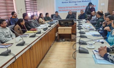 प्रदेश में मत्स्य बीज उत्पादन को दोगुना करने की तैयारी, मत्स्य पालन निदेशालय बिलासपुर में राज्य स्तरीय कार्यशाला आयोजित