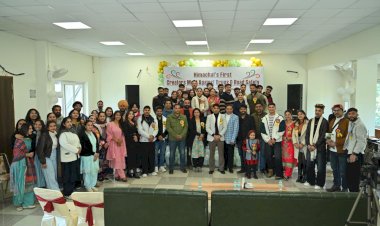 सिरमौर, शिमला और सोलन के कंटेंट क्रिएटर्स ने एक मंच पर आकर ली नशा मुक्ति और सड़क सुरक्षा की शपथ