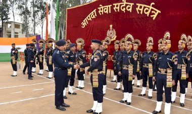 14वीं वाहिनी एन.डी.आर.एफ. द्वारा हर्षोल्लास से मनाया गया 77वाँ गणतंत्र दिवस