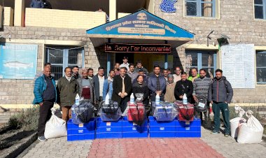 किसानों को वितरित की निःशुल्क ट्राउट पालन किट