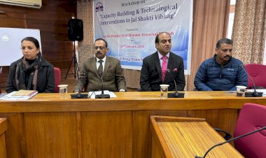 मुख्य सचिव ने जल शक्ति विभाग की कार्यशाला की अध्यक्षता की