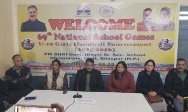 69वीं राष्ट्रीय छात्रा अंडर-19 हैंडबॉल प्रतियोगिता के लिए घुमारवीं तैयार