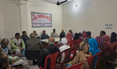 नगर एवं ग्राम योजना विभाग ने बहडाला पंचायत घर में लगाया जागरूकता शिविर