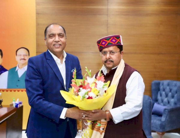 हिमाचल के बेटे ने संगठन को दी नई ऊँचाई": जयराम ठाकुर ने जेपी नड्डा के ऐतिहासिक कार्यकाल को सराहा, नए अध्यक्ष का किया अभिनंदन
