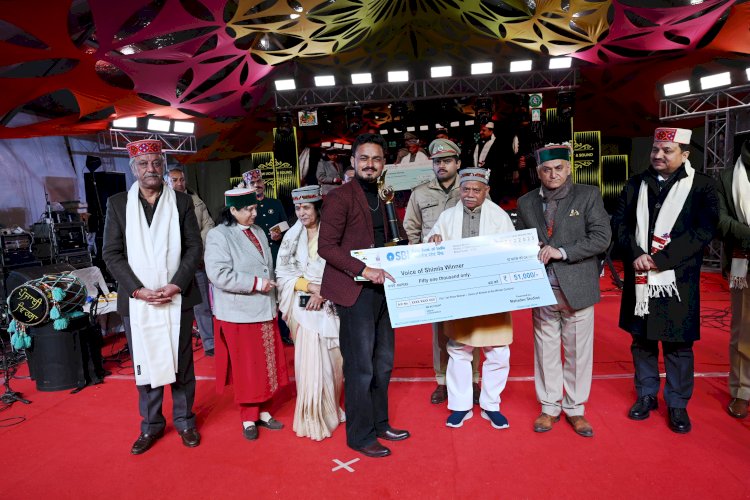 राज्यपाल ने की शिमला विंटर कार्निवल के समापन समारोह में शिरकत