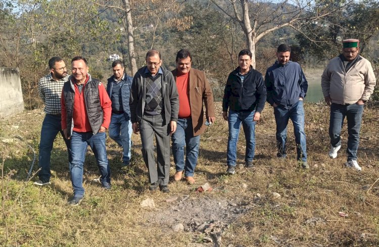 बिलासपुर में आवासीय नगर विकसित करने की संभावनाओं को लेकर हिमुडा की संयुक्त टीम ने किया स्थलीय निरीक्षण